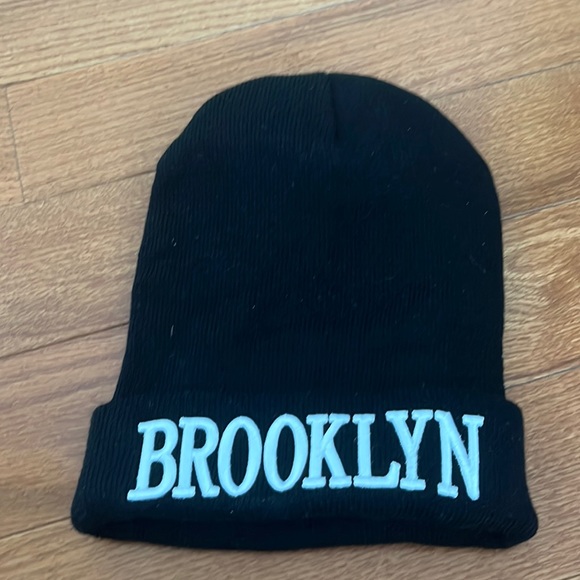 Other - Black knit Brooklyn hat